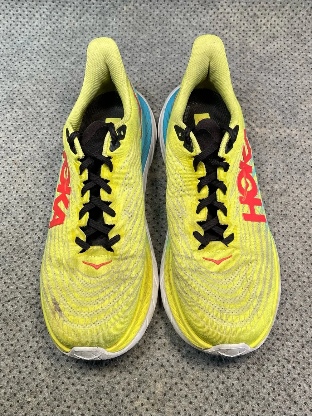 Hoka One One Mach 5 Yellow Running Shoes Size 11 Men’s
